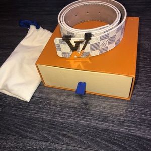 Louis Vuitton Damier Azure Belt